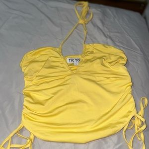 Jade Halter (yellow) top from OOTDFASH